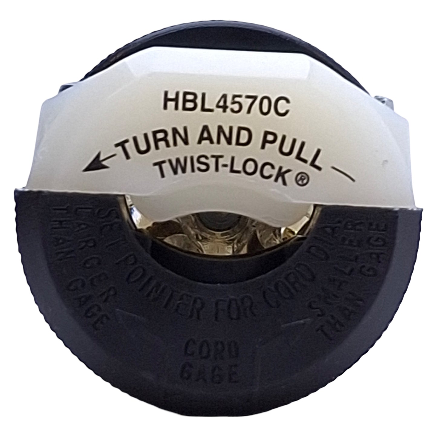 New Hubbell HBL4570C Twist-Lock Male Plug 2-Pole, 3-Wire, 250VAC 15A,NEMA L6-15P