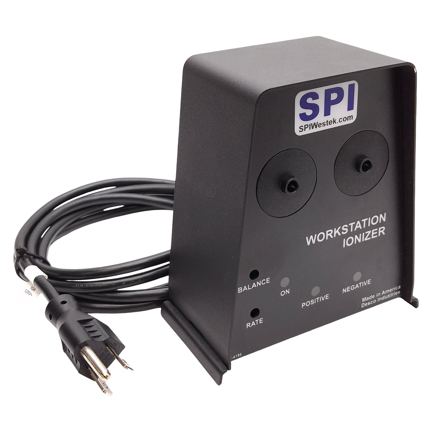 Used SPI 94000 Counter Workstation Ionizer, 12in Range, <15s Neutralization, 120VAC