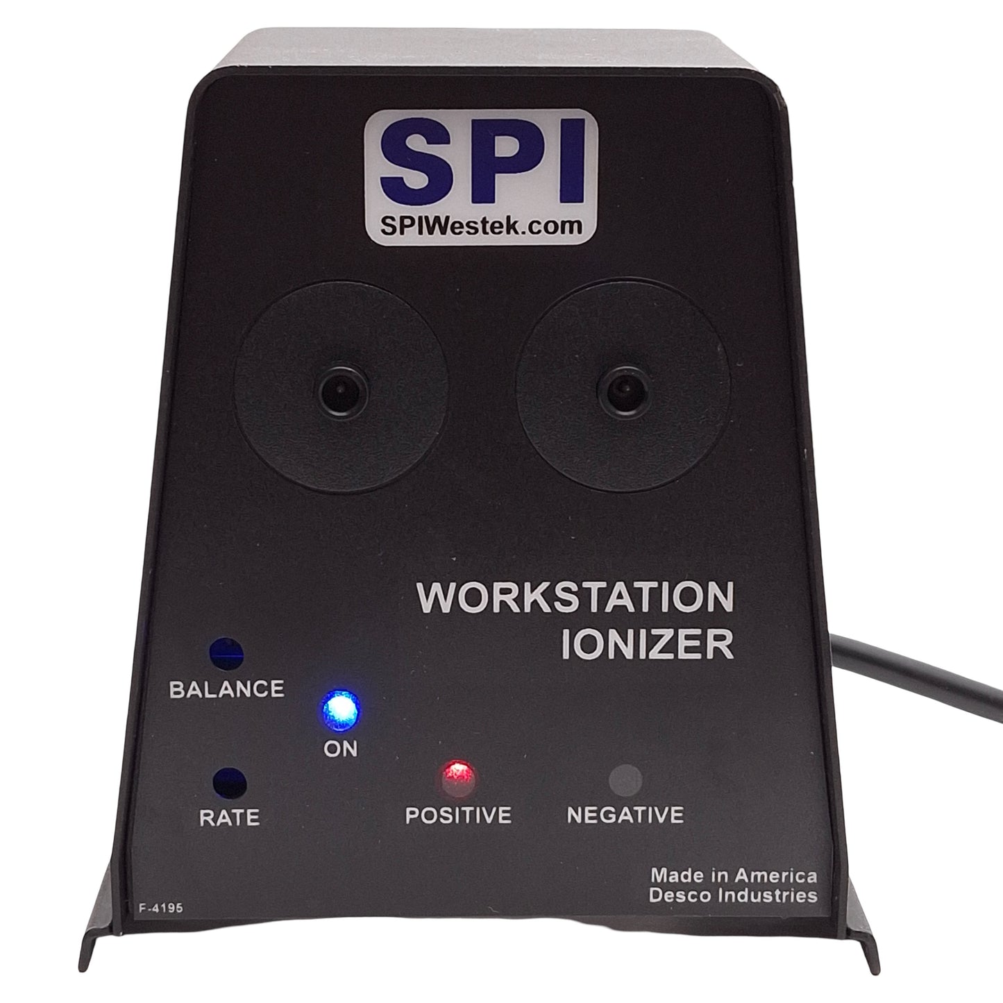 Used SPI 94000 Counter Workstation Ionizer, 12in Range, <15s Neutralization, 120VAC