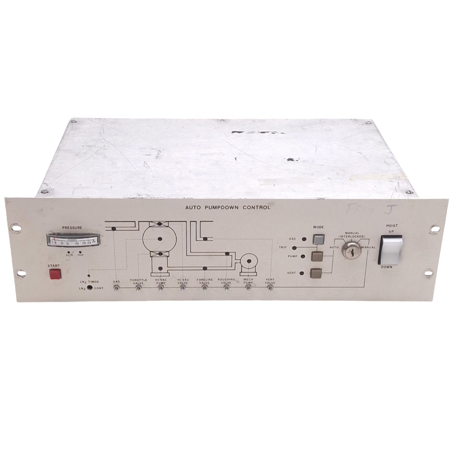 Used Perkin-Elmer 221-201-100 Auto Pumpdown Control for 4400 Sputtering System