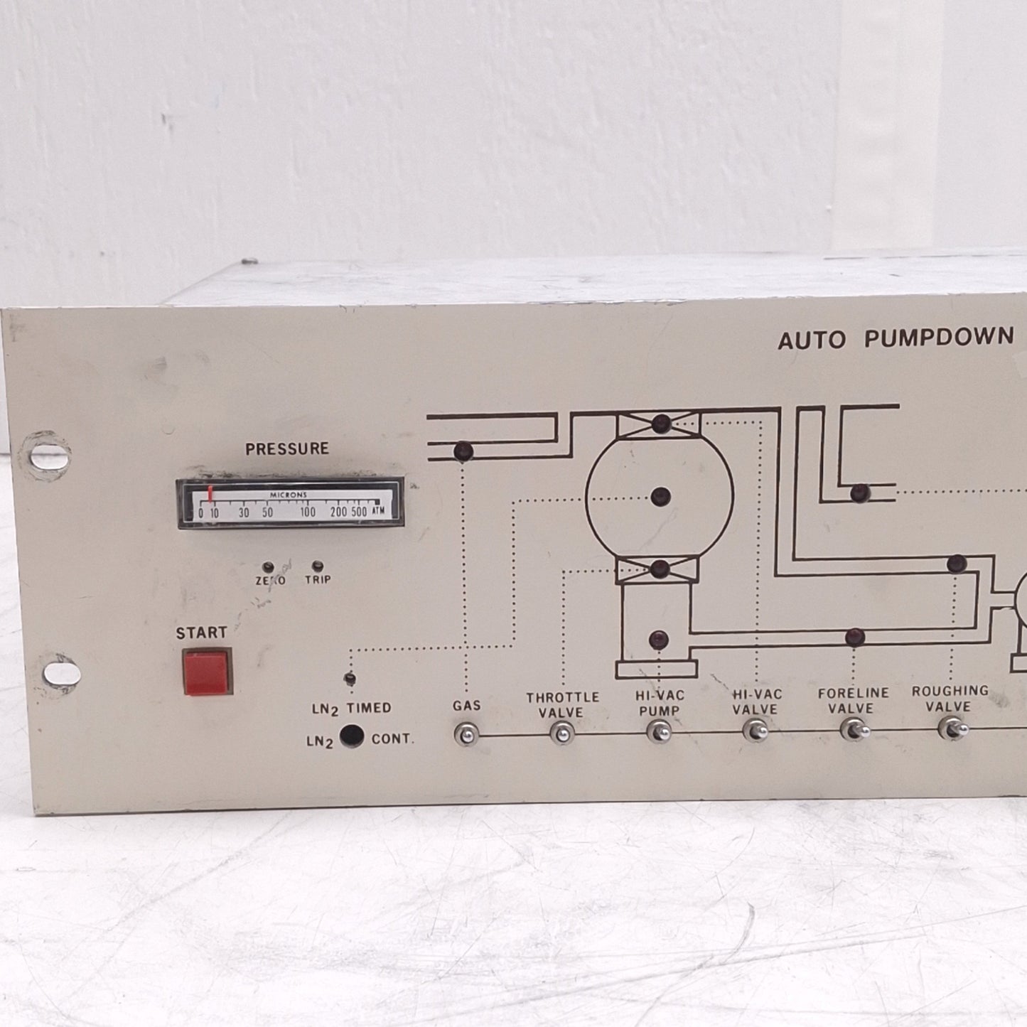 Used Perkin-Elmer 221-201-100 Auto Pumpdown Control for 4400 Sputtering System