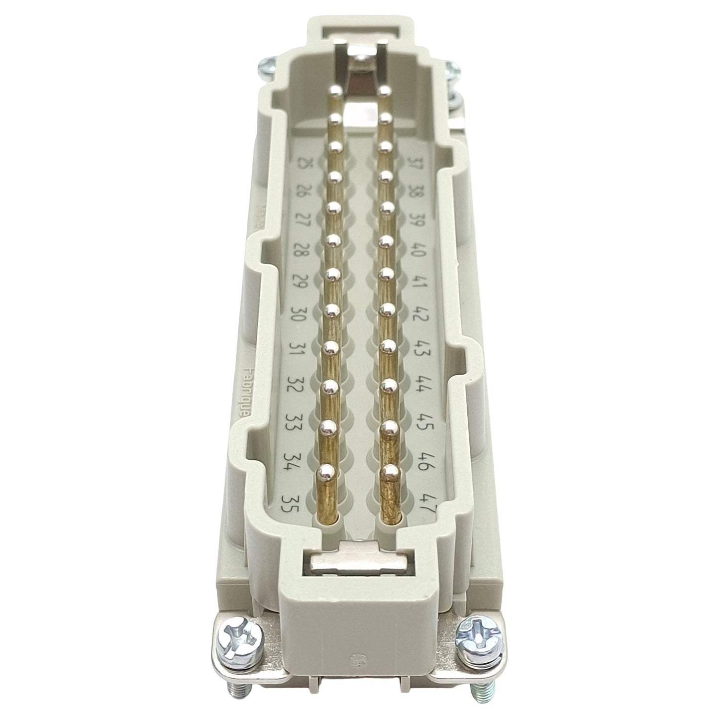 New Harting 09330242611 Heavy Duty Insert Screw Connector, 24-Pin Male, 48 Contacts