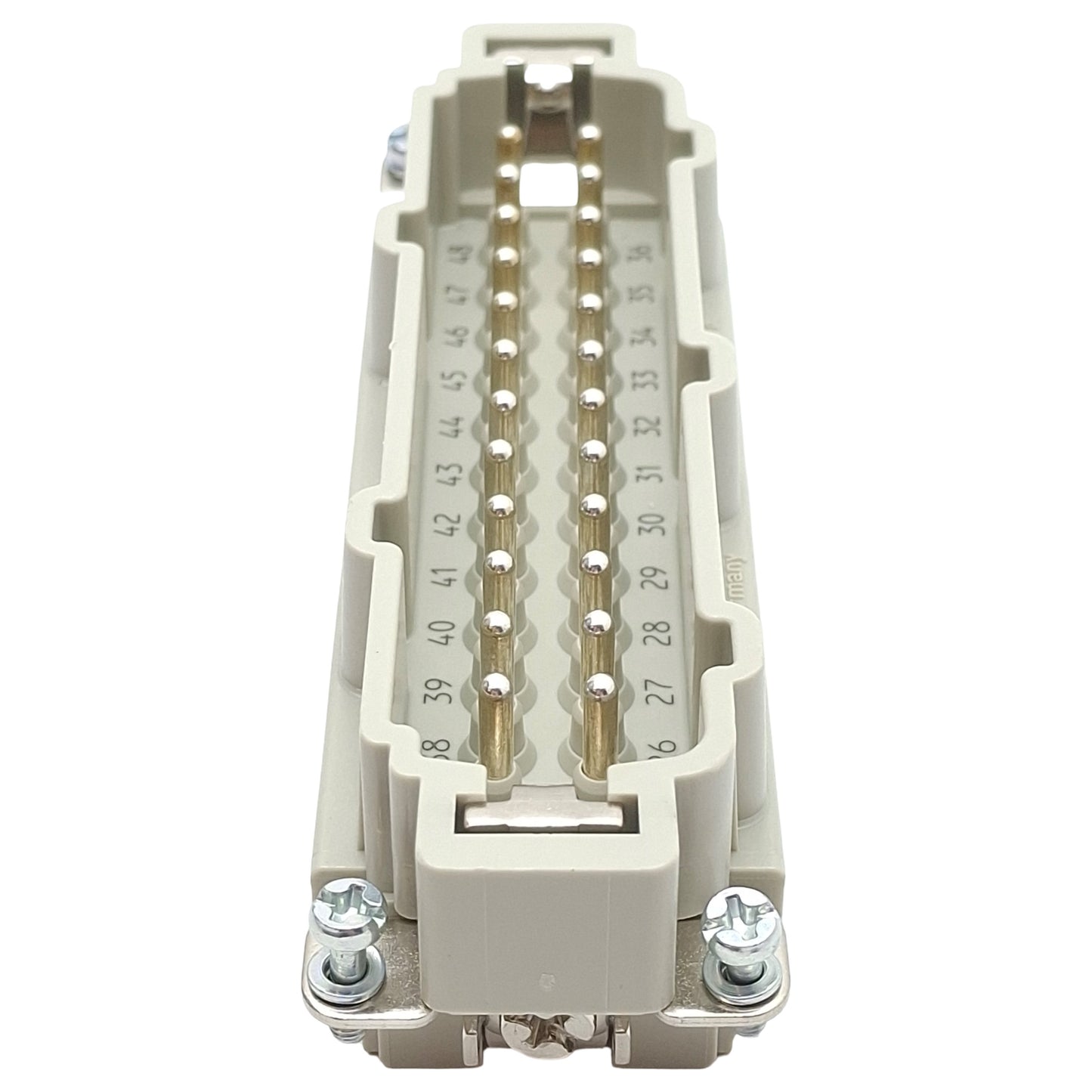 New Harting 09330242611 Heavy Duty Insert Screw Connector, 24-Pin Male, 48 Contacts