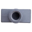 Used Harting 09300240421 Hood Connector, Grey, Pg-29 Cable Entry Thread, Aluminum