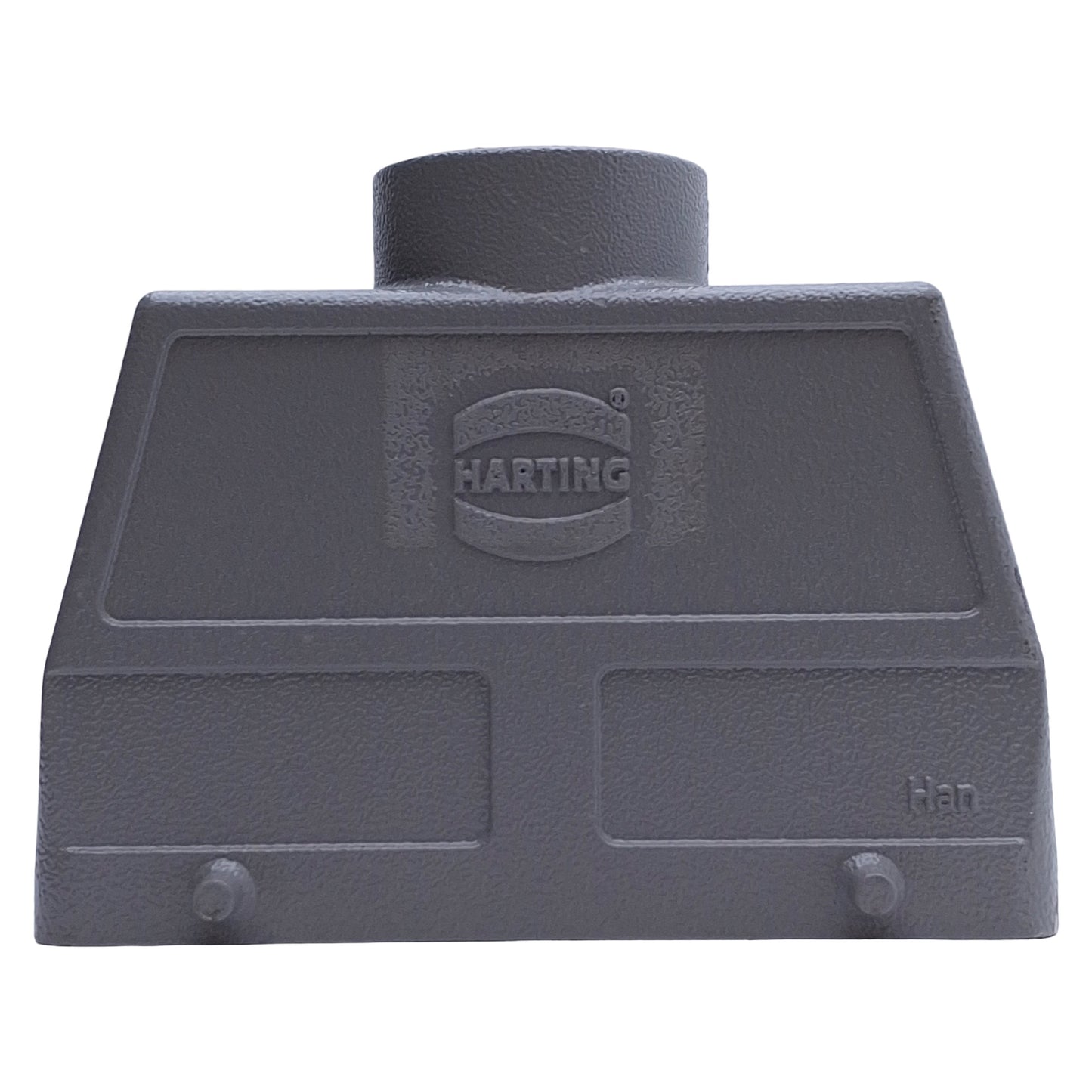 Used Harting 09300240421 Hood Connector, Grey, Pg-29 Cable Entry Thread, Aluminum