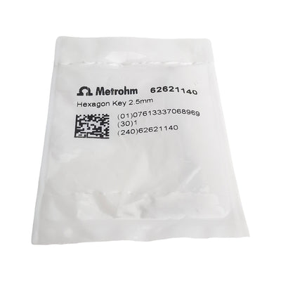 New Metrohm 6.2621.140 Hexagon Key Hand Tool/Hex Wrench 2.5mm Size