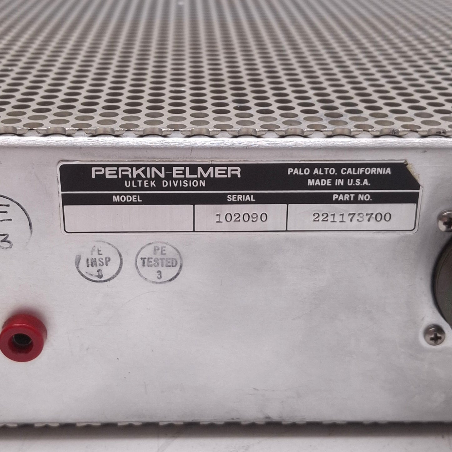 Used Perkin-Elmer 221-173-700 Randex Servo Match Control for 4400 Sputtering System