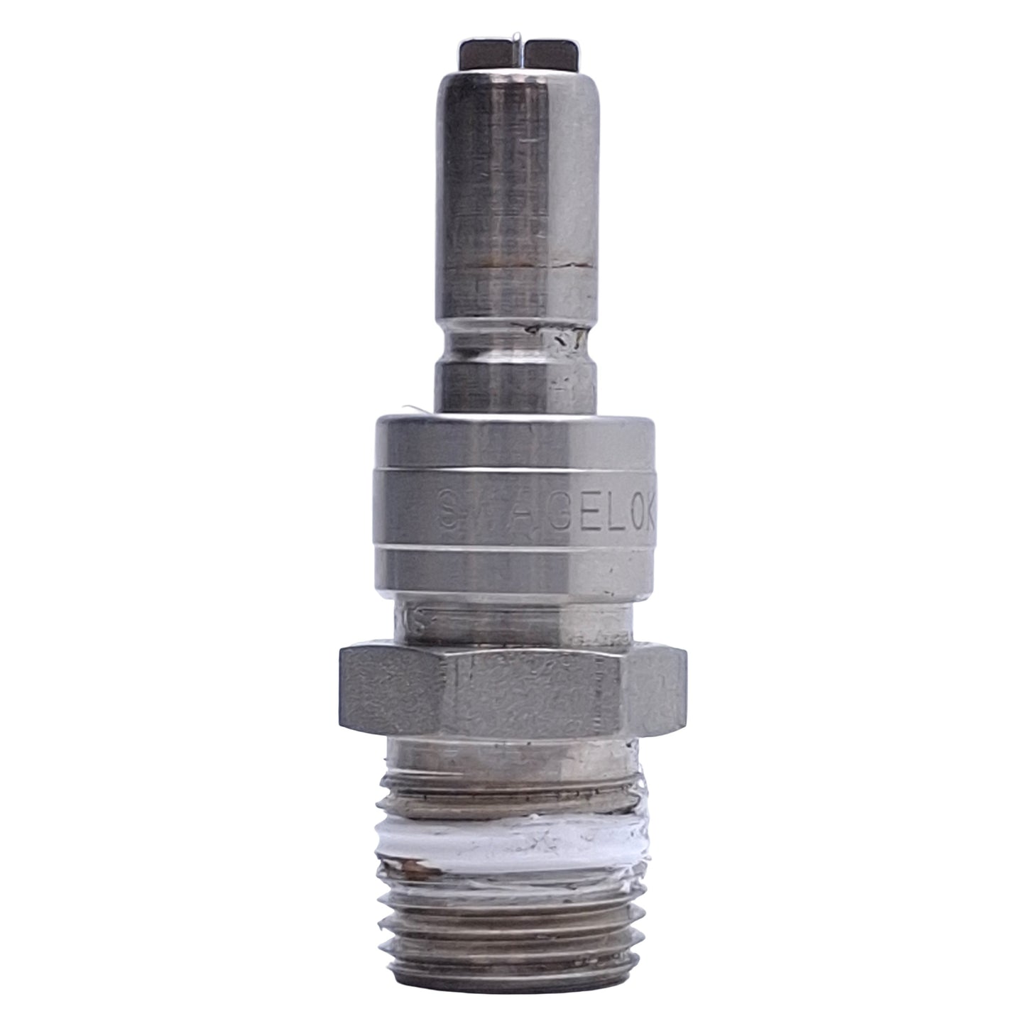 Used Swagelok SS-QC8-S-8PM Stainless Steel Quick Connect Stem w/o Valve, 1/2 NPT