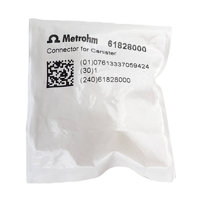 New Metrohm 6.1828.000 PVDF Connection Nipple For 6.1621.000 Canister(s)