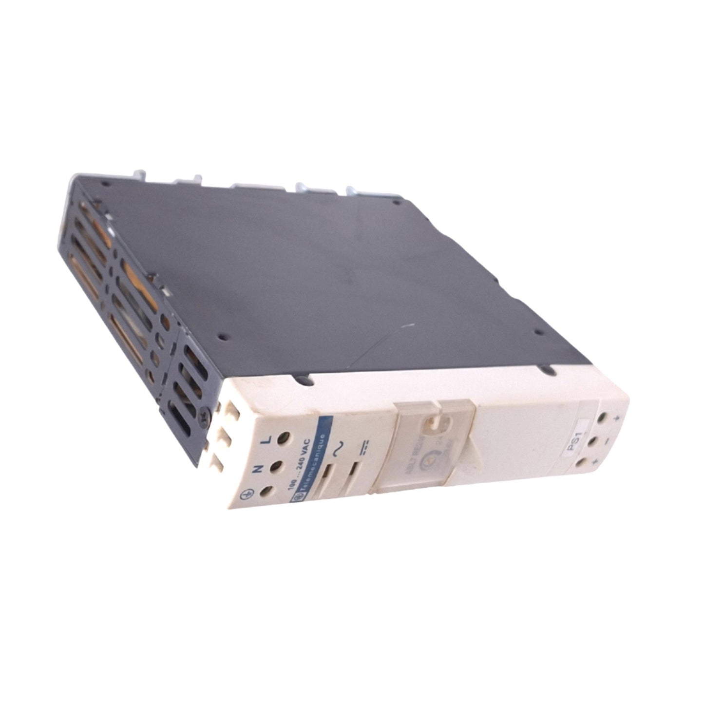 Used Telemecanique ABL7RE2403 Power Supply, 100-240VAC In, 24VDC 3A Out, 72W Max