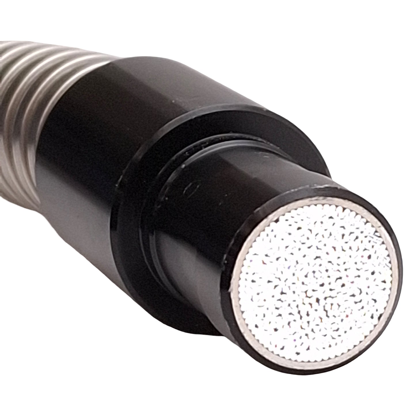 Used Schott Fiber Optic Light Guide, ø12mm Bundle, ø15mm Input/Output, 44in Length