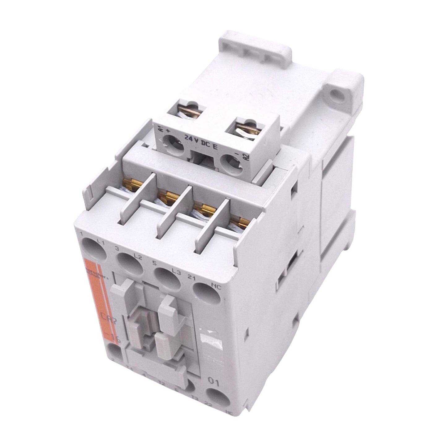 Used Sprecher & Schuh CA7-16E-01-24E Contactor, 3-Pole, 1NC Aux, 32A Max, 24VDC Coil