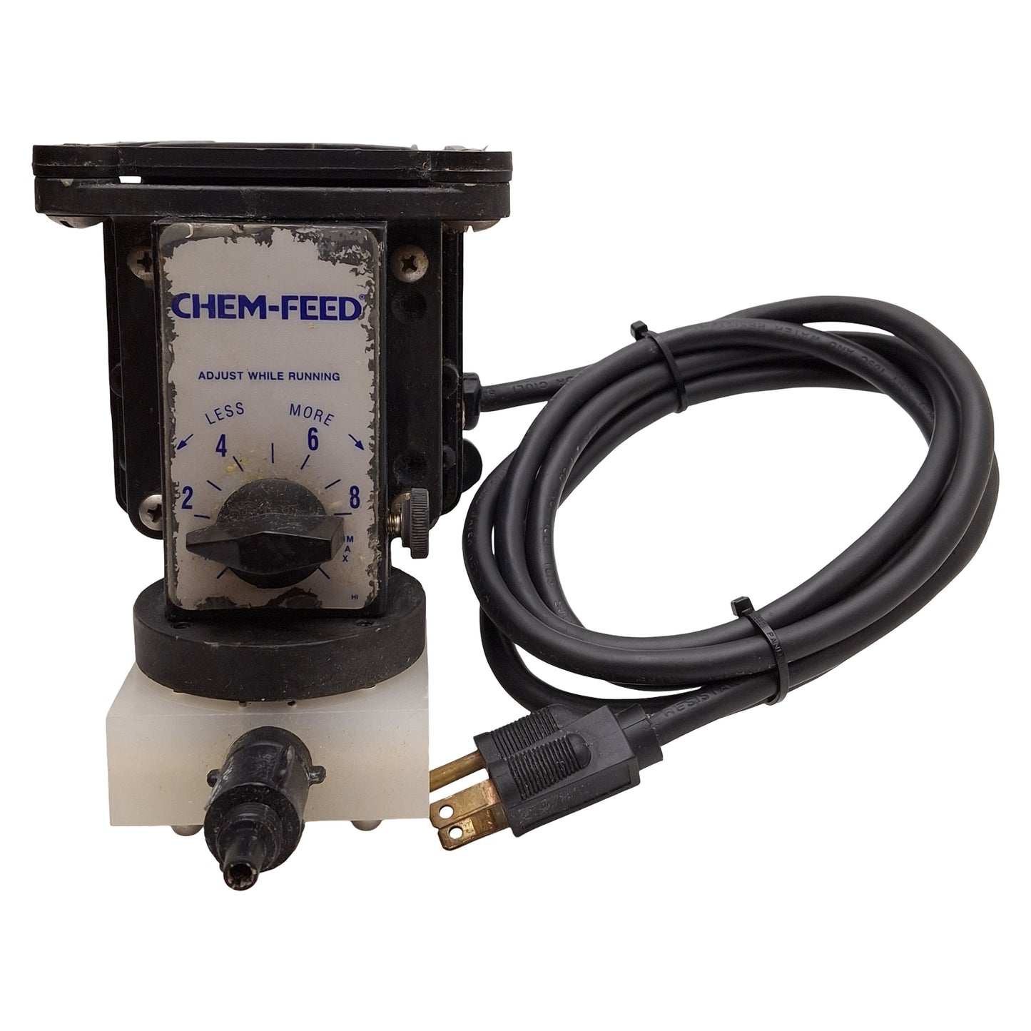 Used Cole Parmer 07135-30 Chem-Feed Liquid Pump, 10.5GPH, 10psi, 45W, 115VAC 60Hz