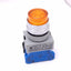 Used IDEC ALW29910DN-A-24V Illuminated Amber Pushbutton, 22mm, 1NO, 24VDC Lamp