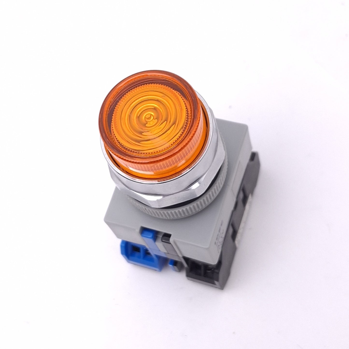 Used IDEC ALW29910DN-A-24V Illuminated Amber Pushbutton, 22mm, 1NO, 24VDC Lamp