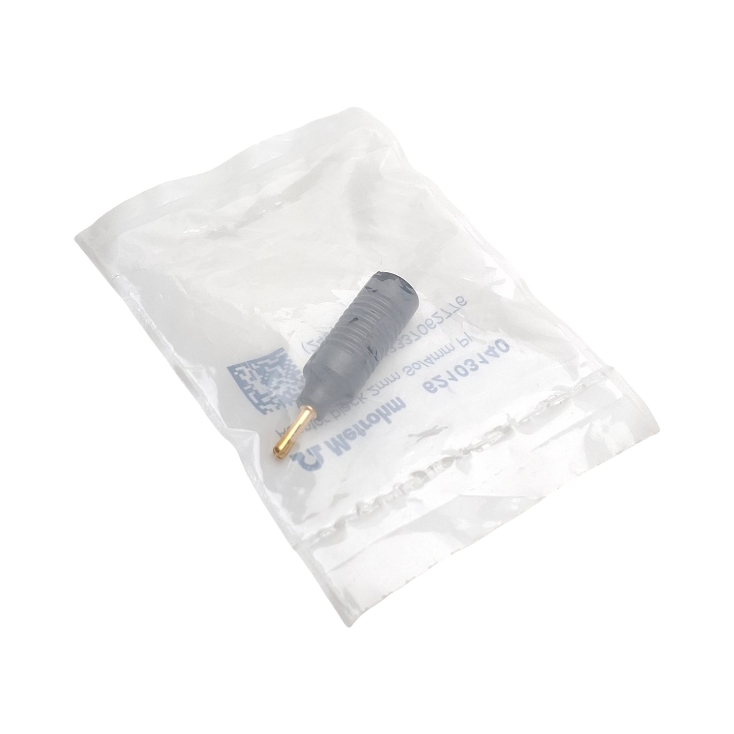 New Metrohm 6.2103.140 Black Adaptor Socket, Plug B (4mm) to 2mm Socket