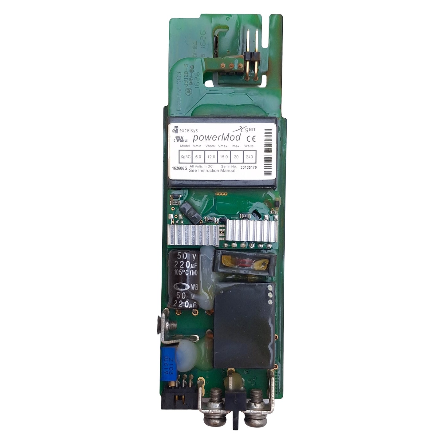 Used Excelsys Xg3C Configurable Power Supply Module 240W, 6-15VDC 20A Output