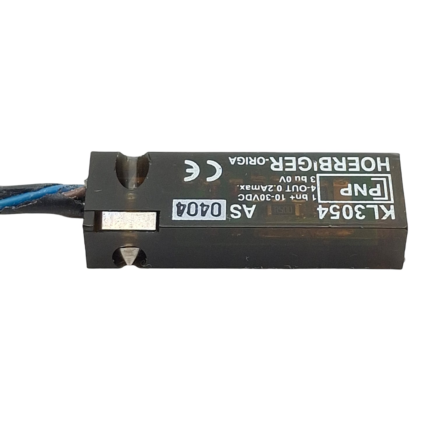 Used Hoerbiger KL3054 Cylinder Switch Sensor, PNP 0.2A, 10-30VDC, *Cracked Casing*