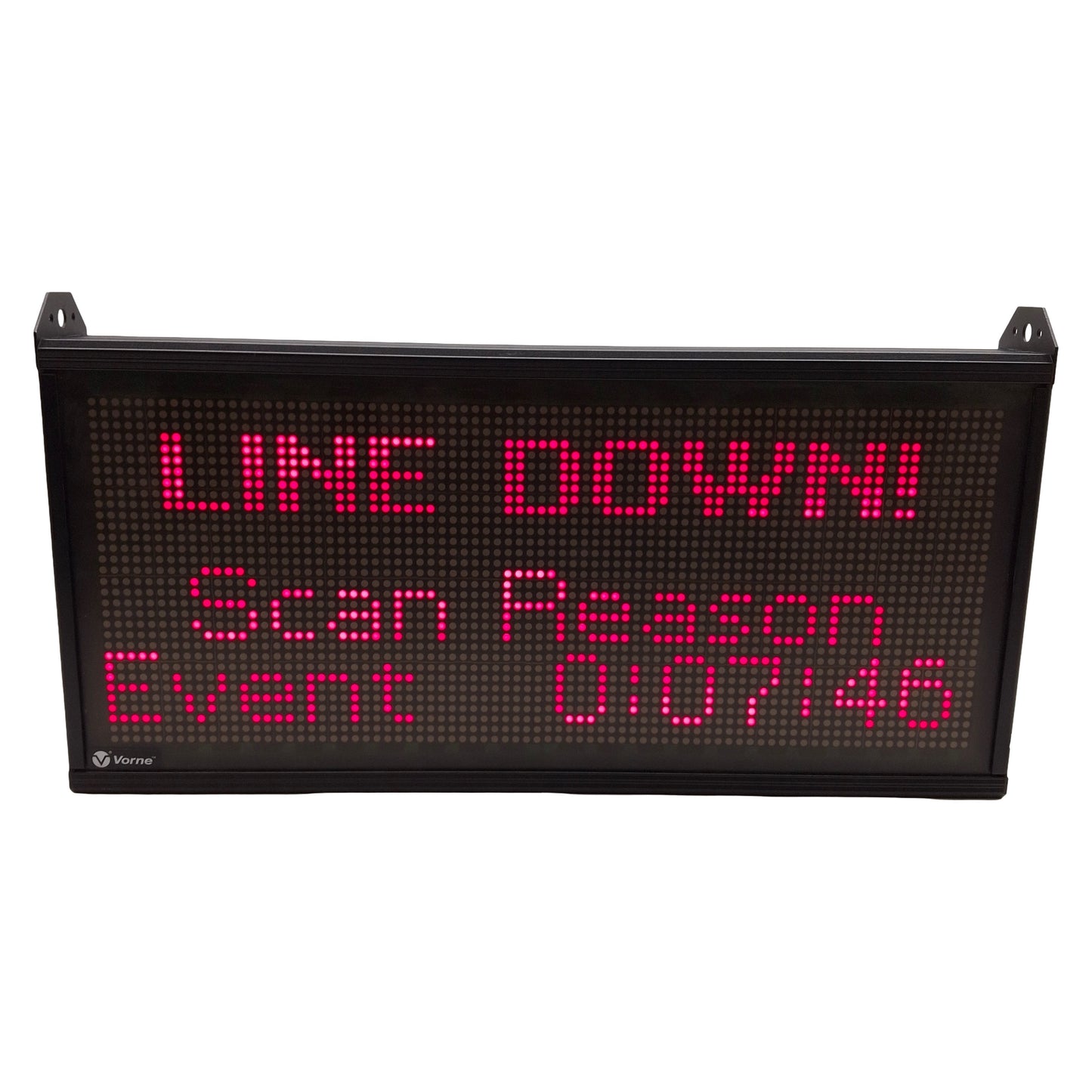 Used Vorne XL800-32080T Productivity Graphic Display, 32x80 Tricolor LED, 100-240VAC