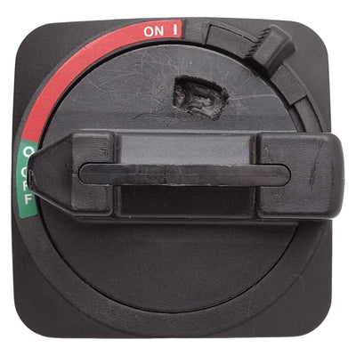 Used Allen Bradley 194R-HS1 Rotary Disconnect Switch Operating Handle, Black, 90°
