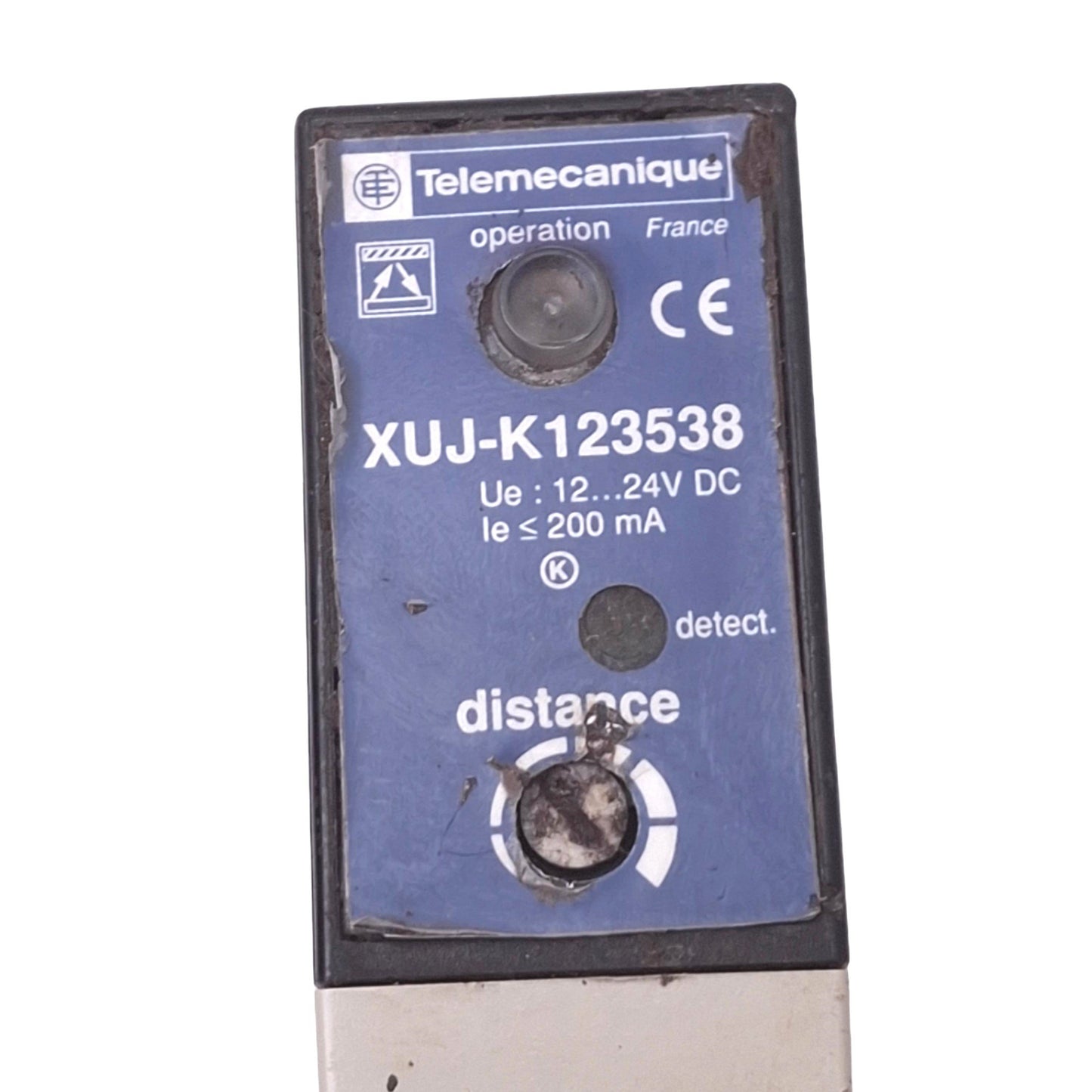 Used Telemecanique XUJ-K123538 Photoelectric Sensor, PNP/NPN Out, 1.2m Range 12-24VDC