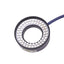 New Moritex CV-R-50X28-75W Direct Ring Light, White LED, 50mm OD 28mm ID, 24VDC 2.8W