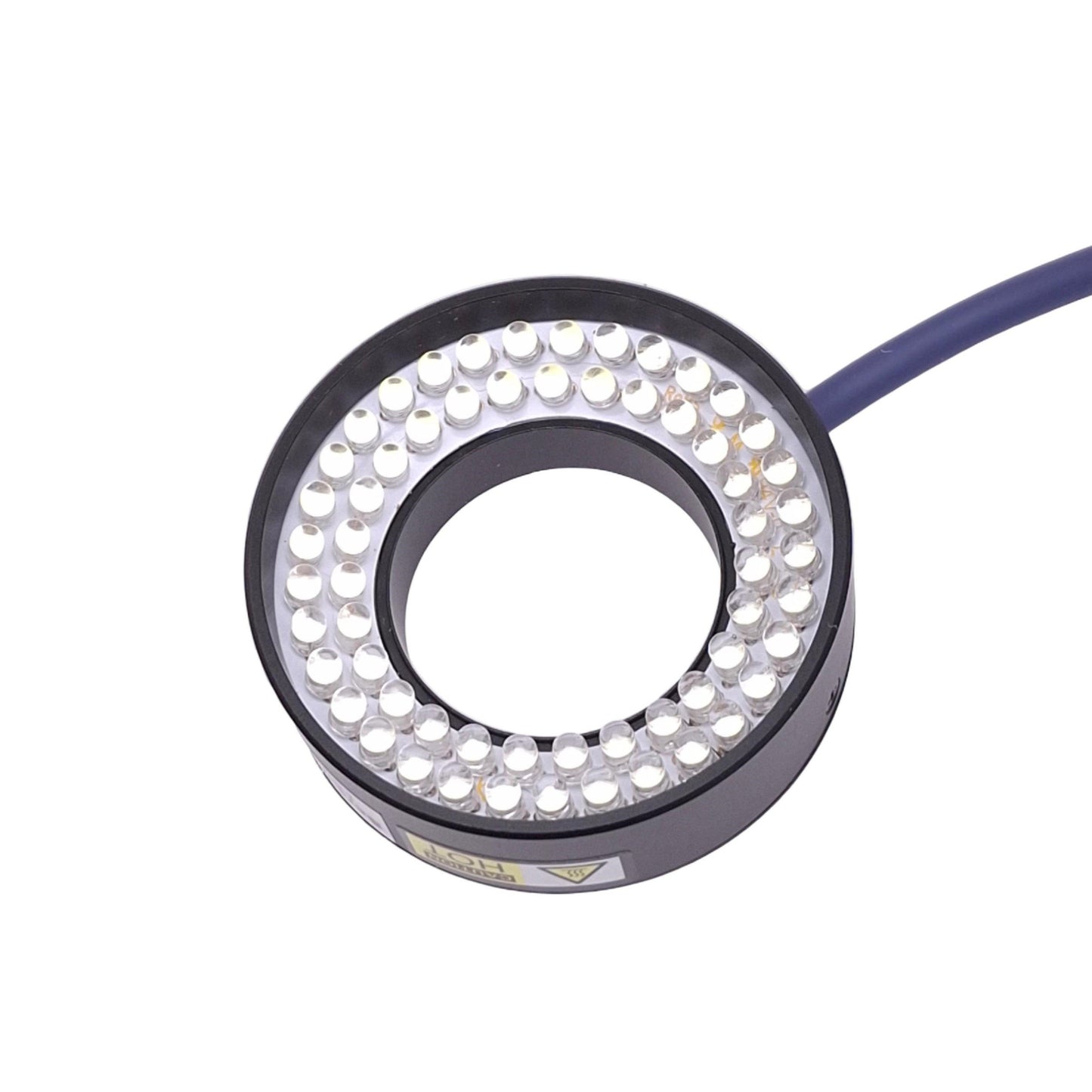 New Moritex CV-R-50X28-75W Direct Ring Light, White LED, 50mm OD 28mm ID, 24VDC 2.8W