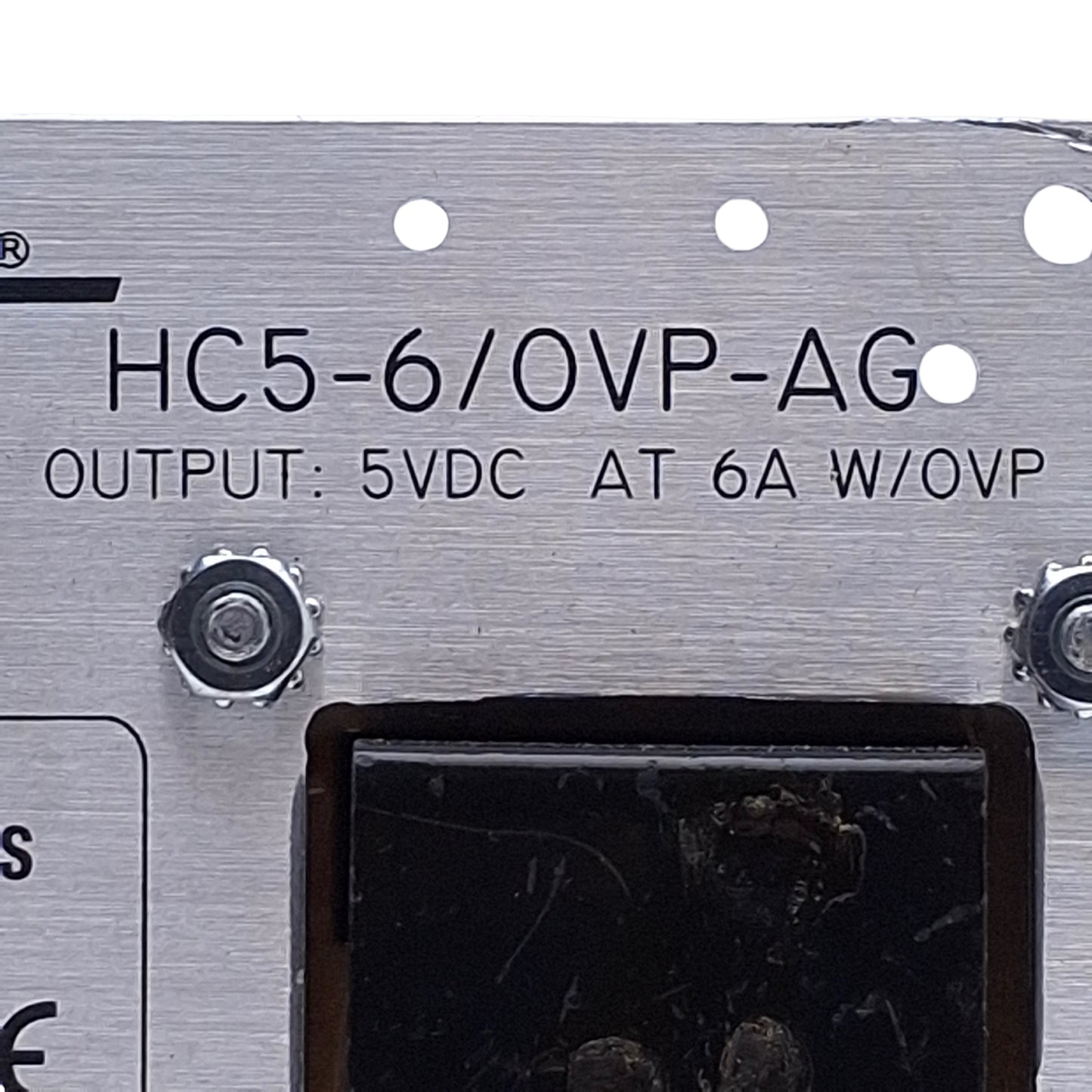 Used Power One HC5-6/OVP-AG Linear Power Supply 30W, 100-240VAC In, 5VDC 6A Out