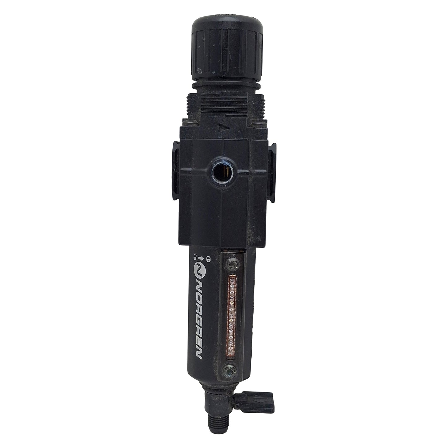 Used Norgren B72G-2AK-QD3-RFN Excelon Filter/Regulator, 1/4in PTF, 40µm, 4-60psi Set