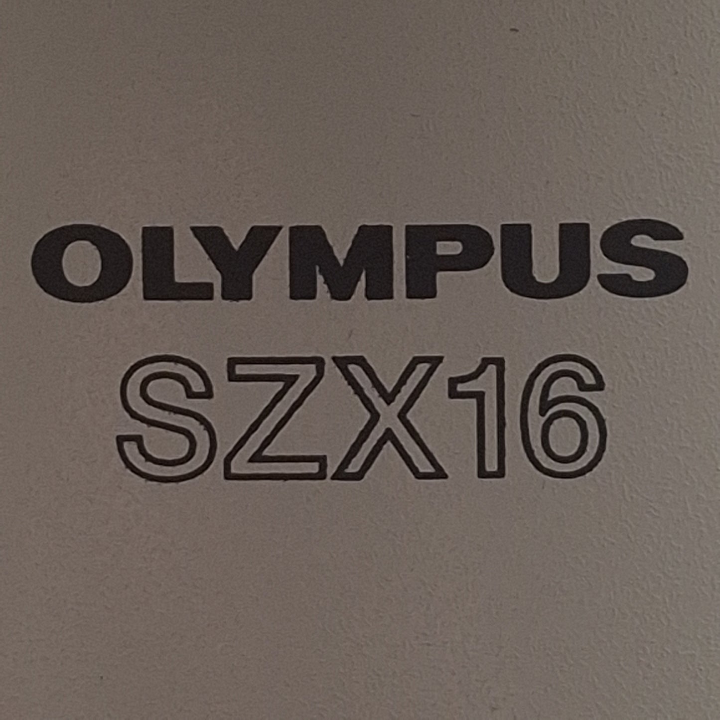 Used Olympus SZX16 Trinocular Fluorescence Microscope w/ Camera & Illuminated Stand