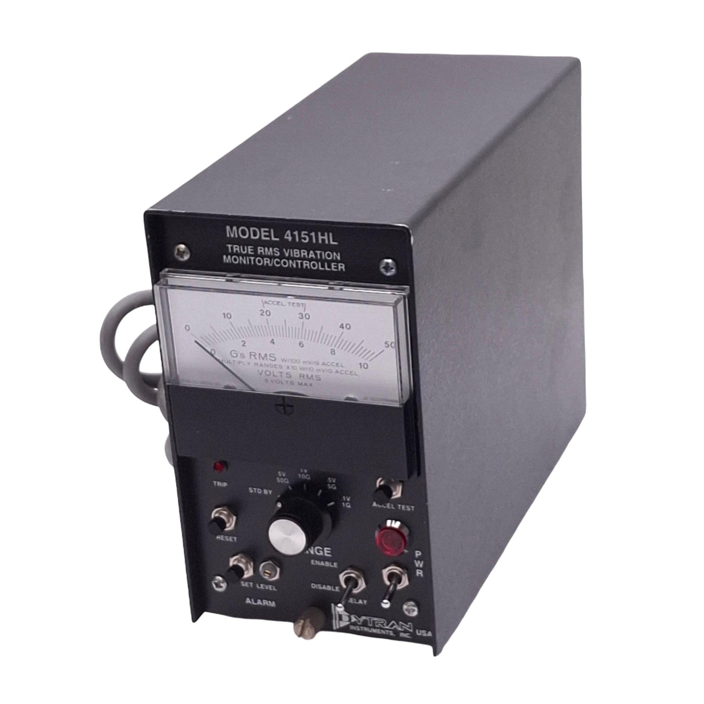 Used Dytran 4151HL True RMS Vibration Monitor/Controller for Accelerometer, 115VAC