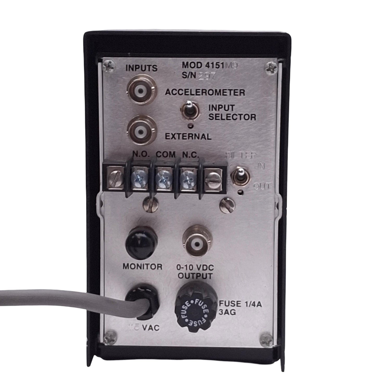 Used Dytran 4151HL True RMS Vibration Monitor/Controller for Accelerometer, 115VAC