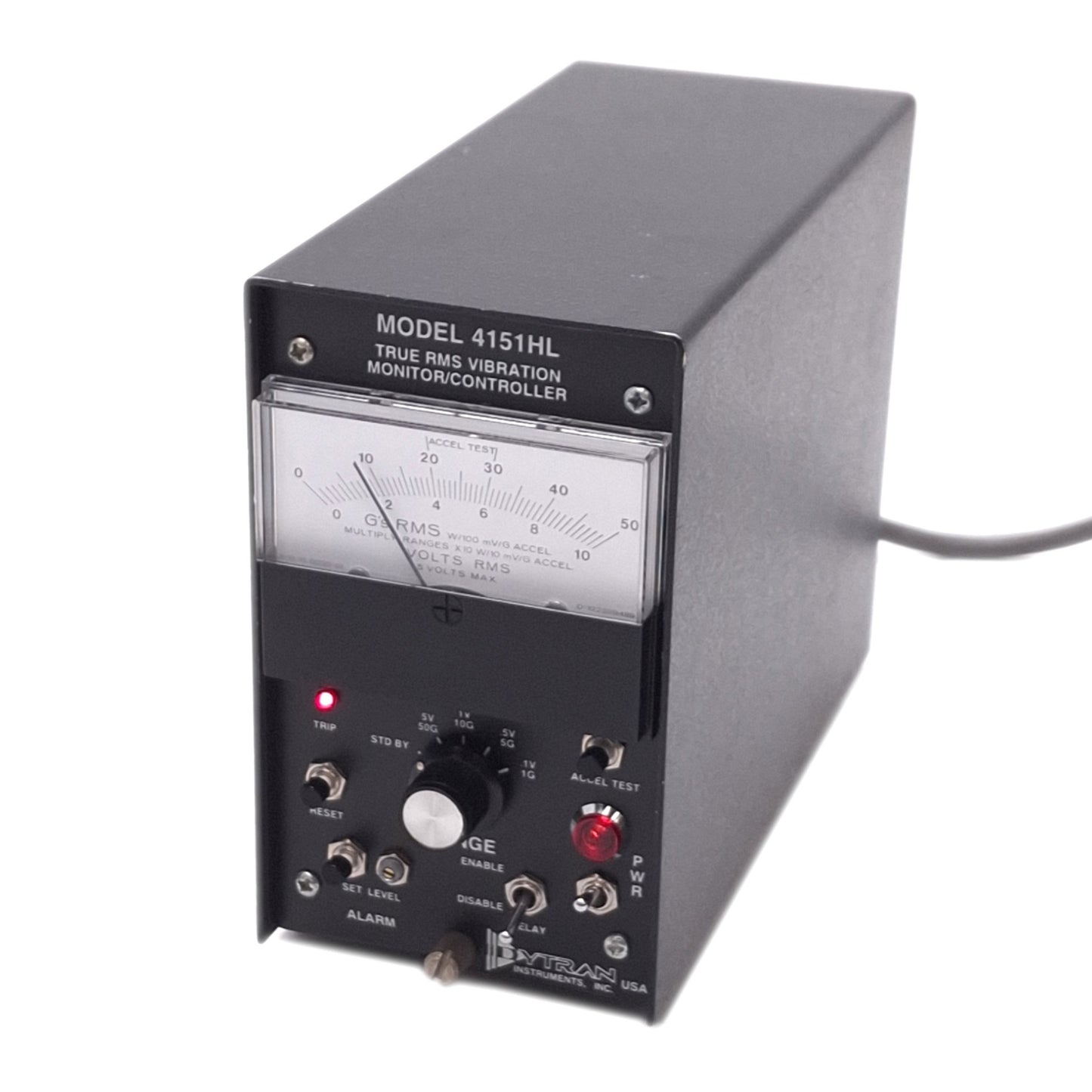 Used Dytran 4151HL True RMS Vibration Monitor/Controller for Accelerometer, 115VAC