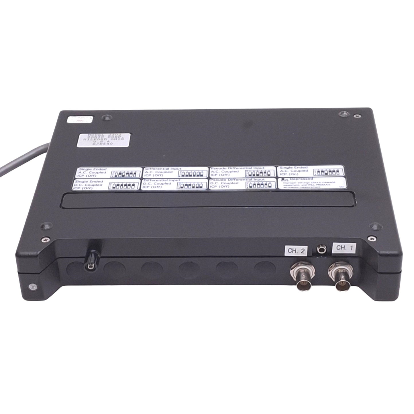 Used Zonic 2302 Medallion Mobile FFT Analyzer, 2-Channel Fast Fourier Transform