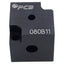 Used PCB 080B11 Anodized Aluminum Triaxial Cube Adapter, 1.25in, M3 x 0.5, For Accels