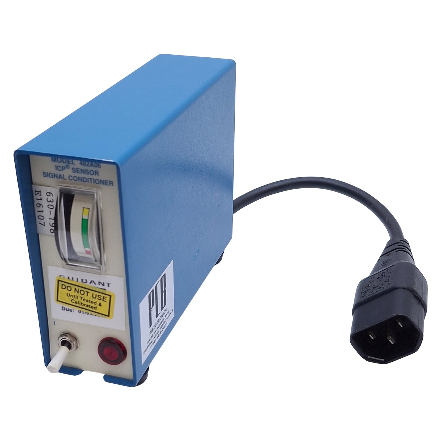 Used PCB Piezotronics 482A06 ICP Power Supply for Signal Conditioner, 115VAC/24VDC