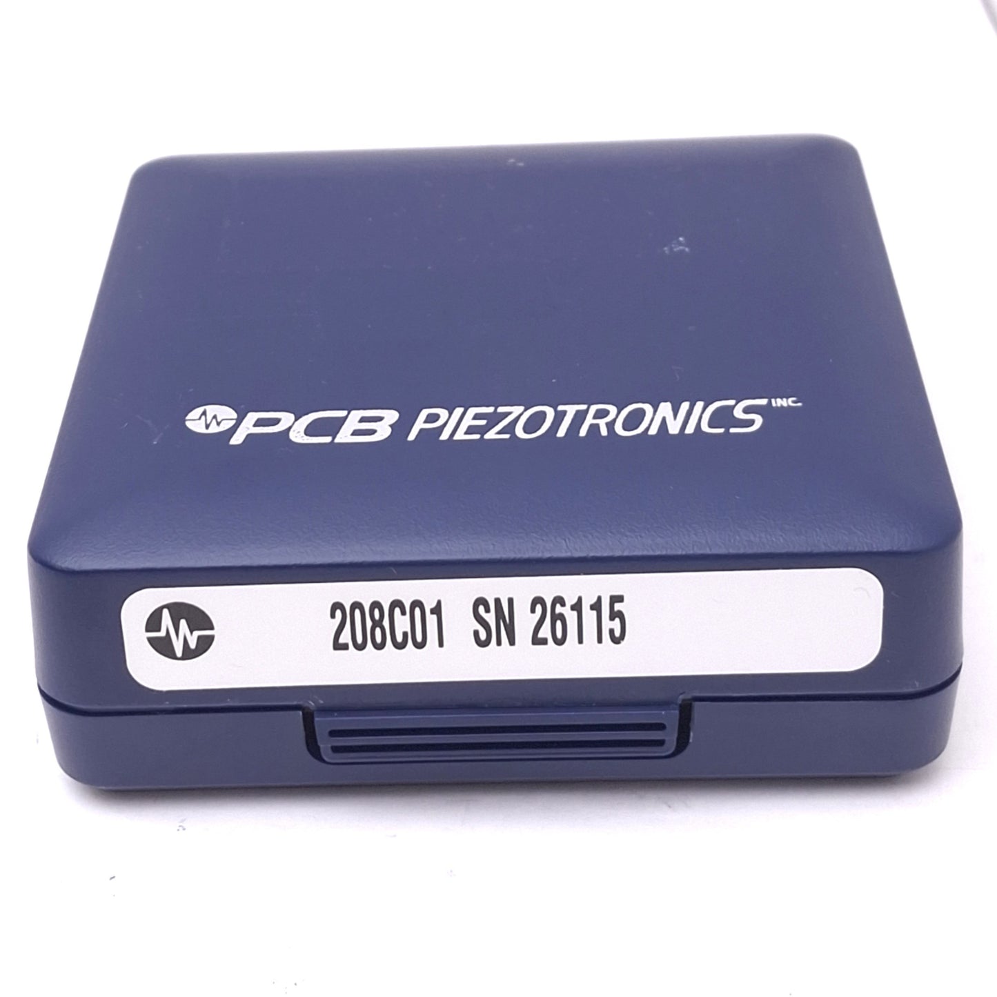Used PCB Piezotronics 208C01 ICP Force Sensor, 500mV/lb, 10lb Range, 60lb Max
