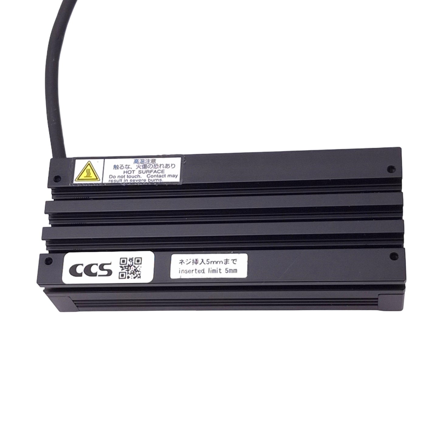Used CCS LDL2-74X30SW2 White LED Bar Light for Machine Vision, 74x30mm, 24VDC 12W