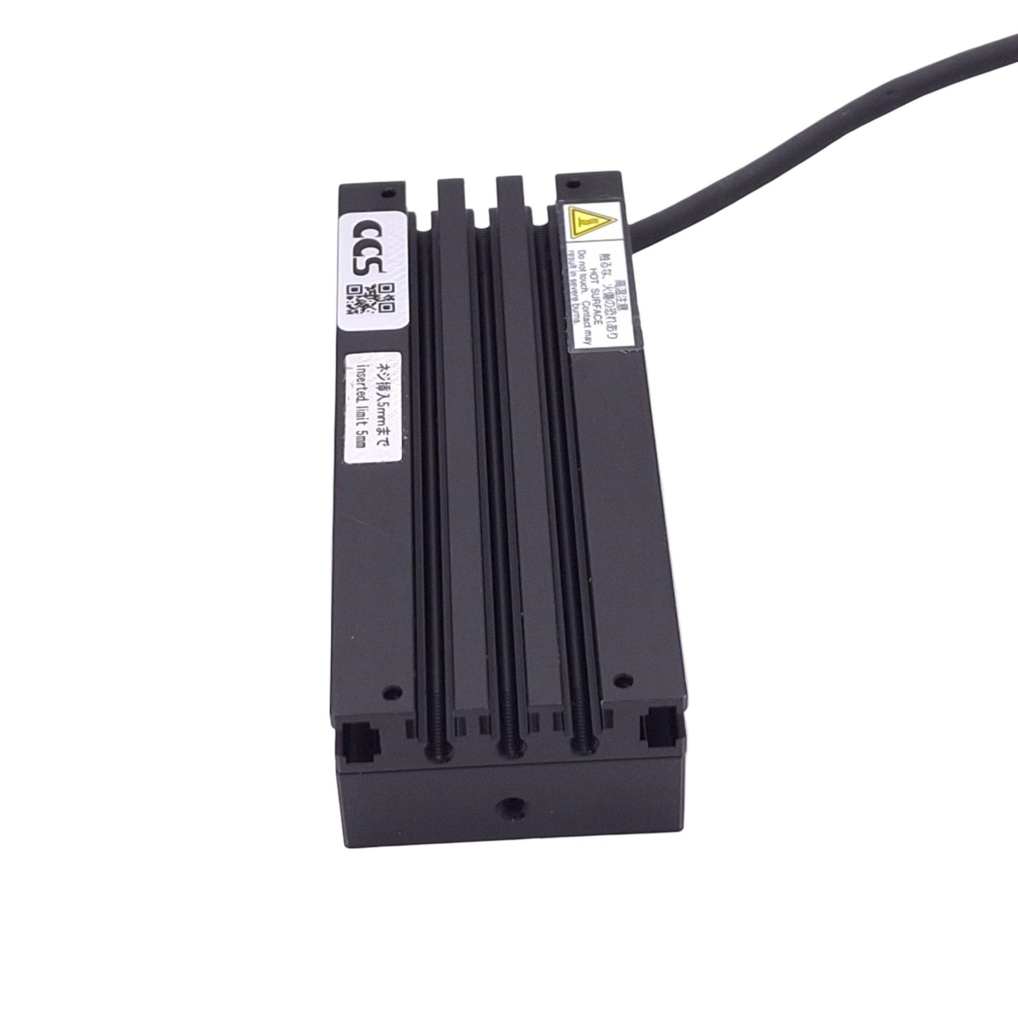 Used CCS LDL2-74X30SW2 White LED Bar Light for Machine Vision, 74x30mm, 24VDC 12W