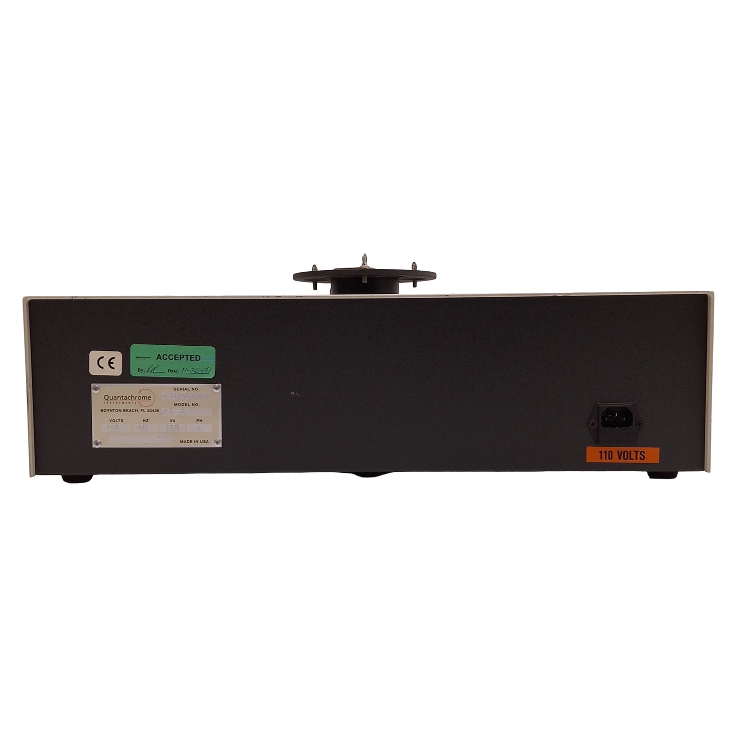 Used Quantachrome AT-2 Automated Tap Density Analyzer 110-115VAC, 260min-1 Tapping