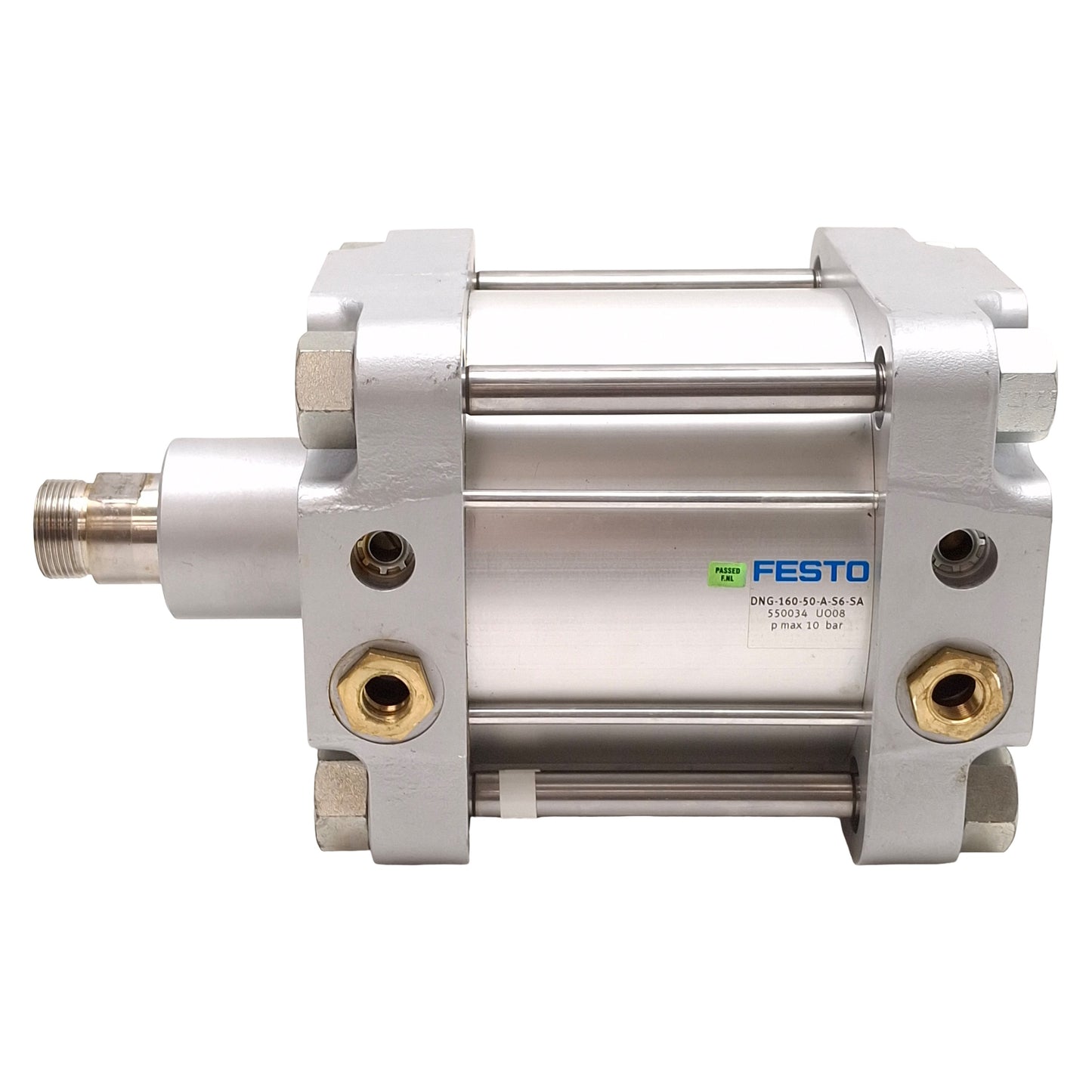 Used Festo DNG-160-50-A-S6-SA Tie Rod Cylinder, ø160mm Bore, 50mm Stroke, 10bar, G3/8