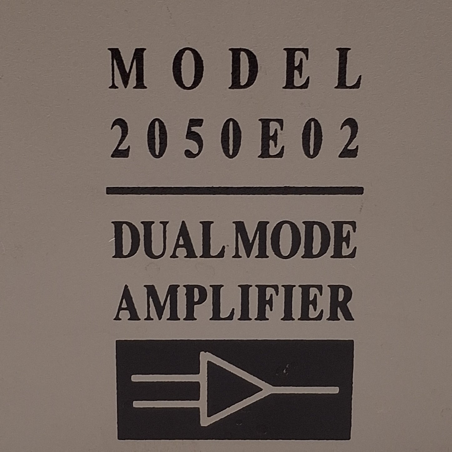 Used The Modal Shop 2050E02 Dual Mode Amplifier For Vibration Shakers, 120VAC