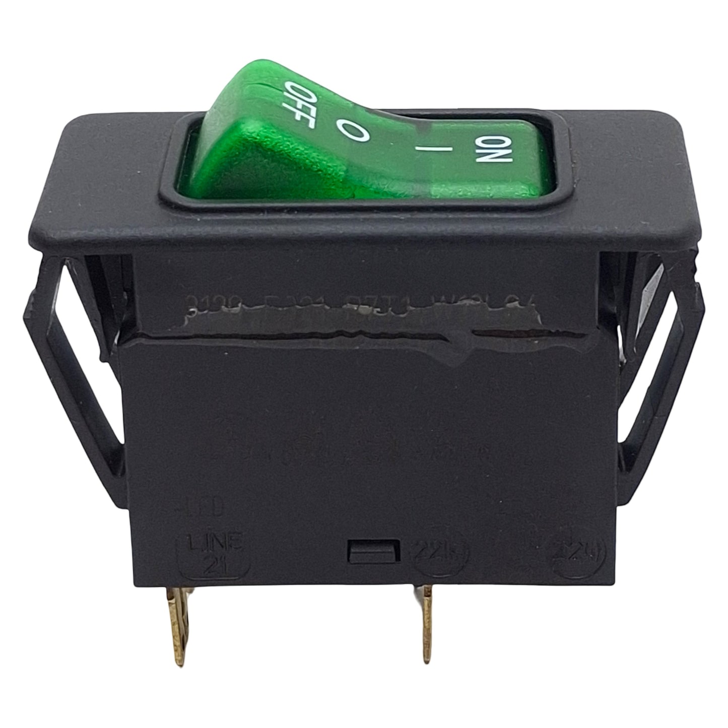 Used E-T-A 3120-F321-P7T1-W19L04 Thermal Circuit Breaker, 2-Pole, 10A 240VAC/50VDC