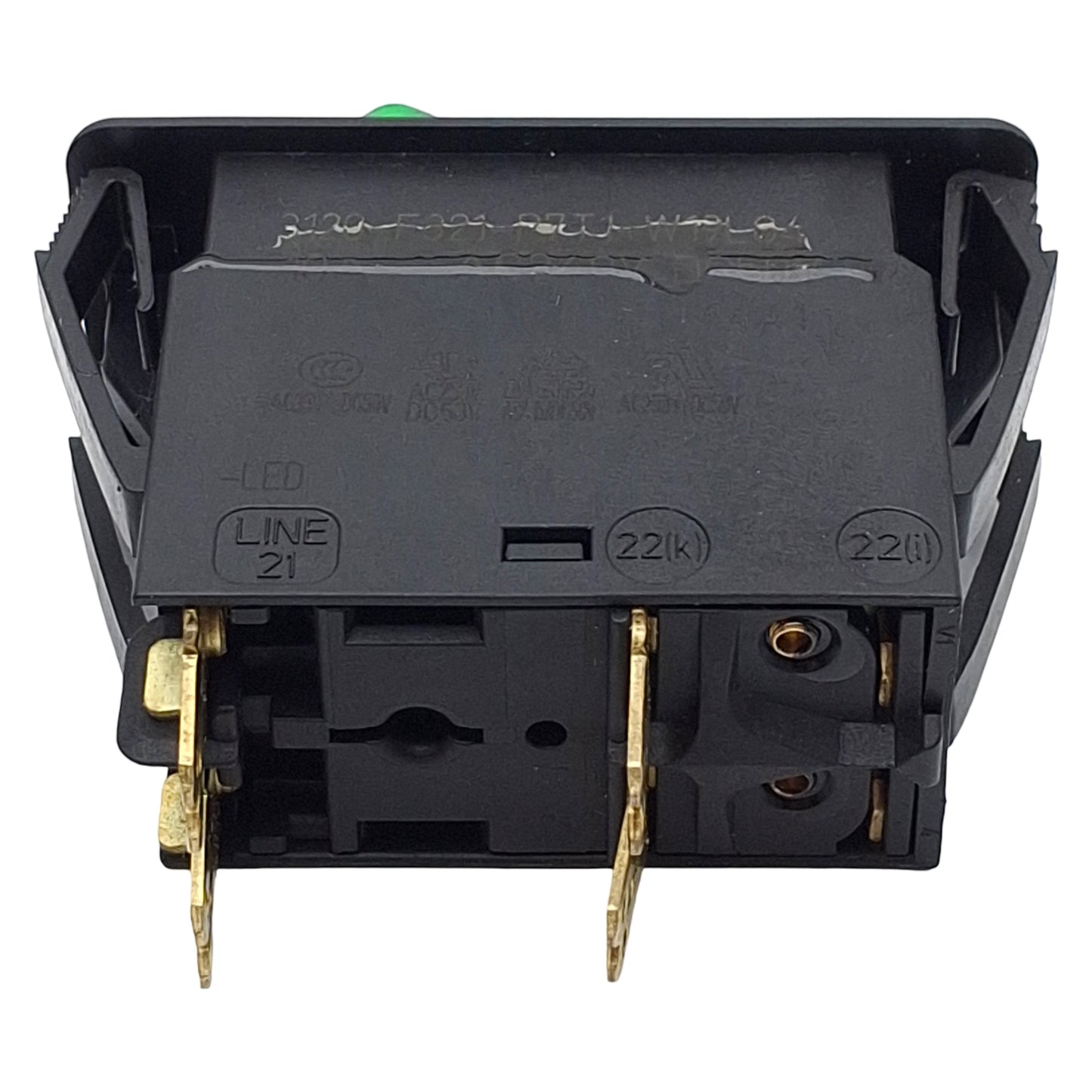 Used E-T-A 3120-F321-P7T1-W19L04 Thermal Circuit Breaker, 2-Pole, 10A 240VAC/50VDC
