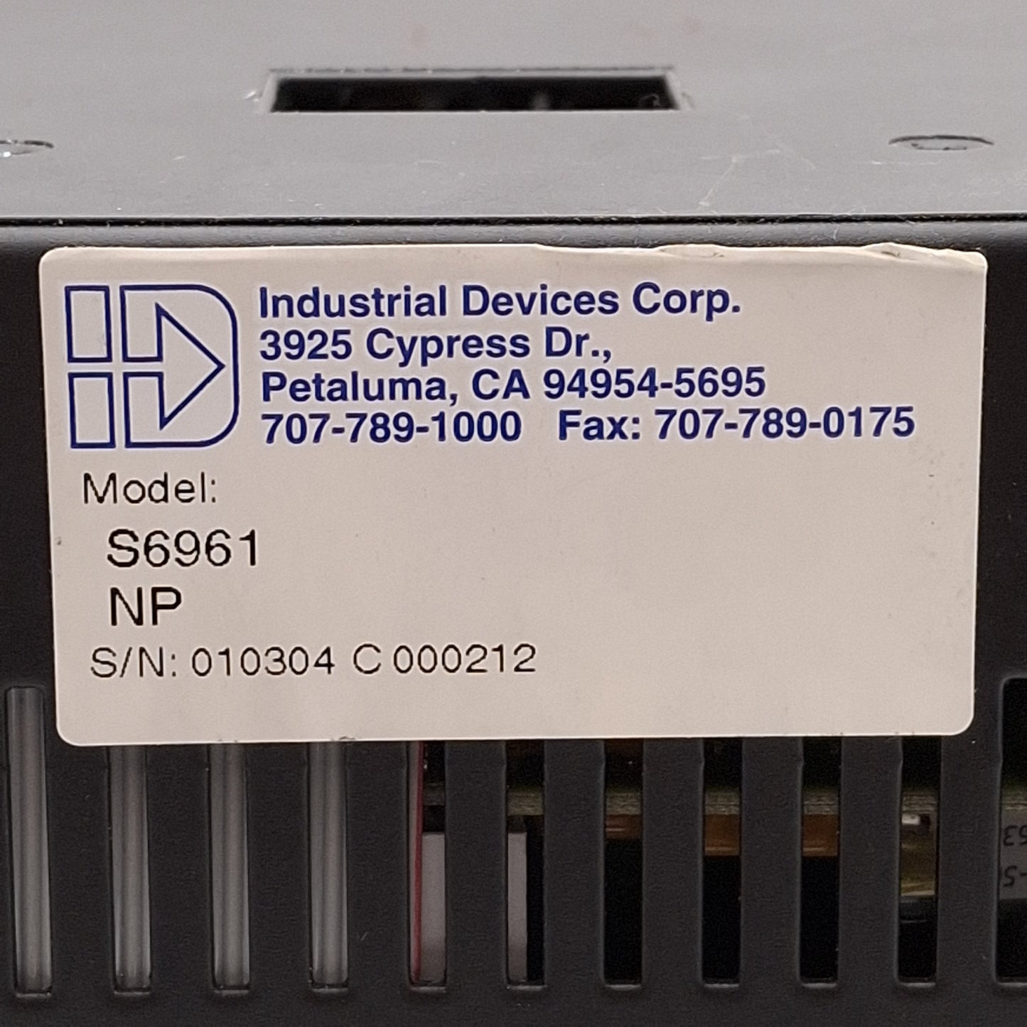 Used Industrial Devices S6961NP Microstepping Smart Drive, 1-Axis, 8 I/O, 110VAC
