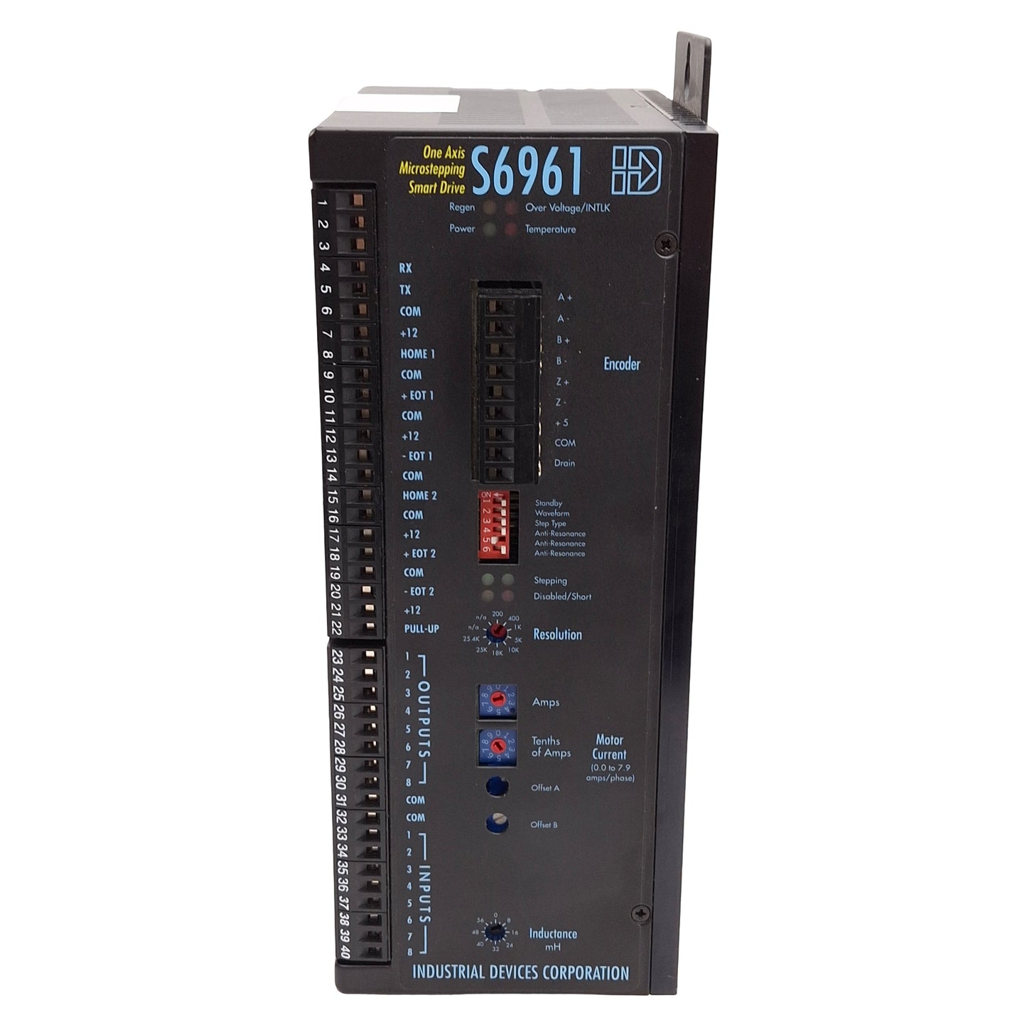 Used Industrial Devices S6961NP Microstepping Smart Drive, 1-Axis, 8 I/O, 110VAC