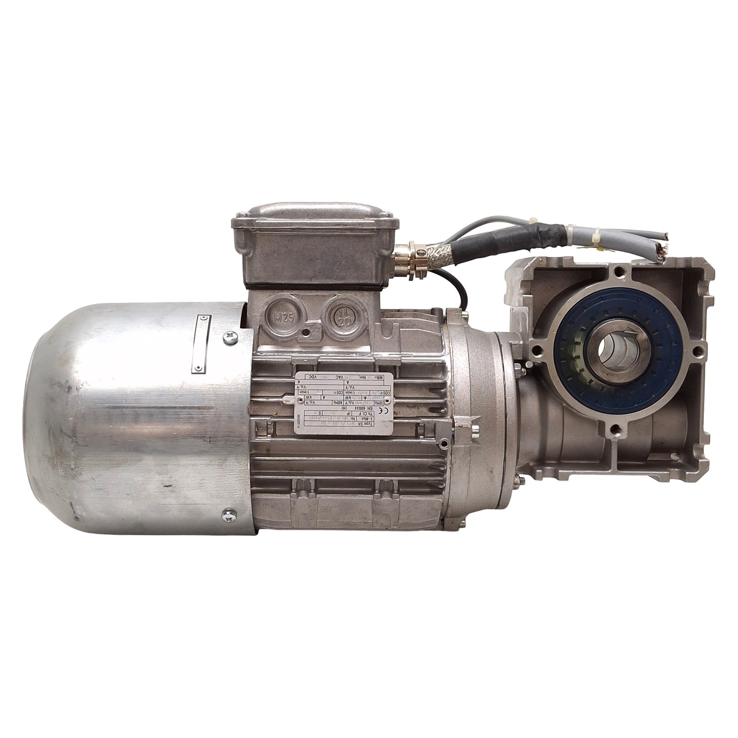 Used Nord SK80 L/4 BRE5 TW Gearmotor, 15:1 92rpm ø24mm Bore, 0.75kW 3Ø 230∆/400Y 50Hz