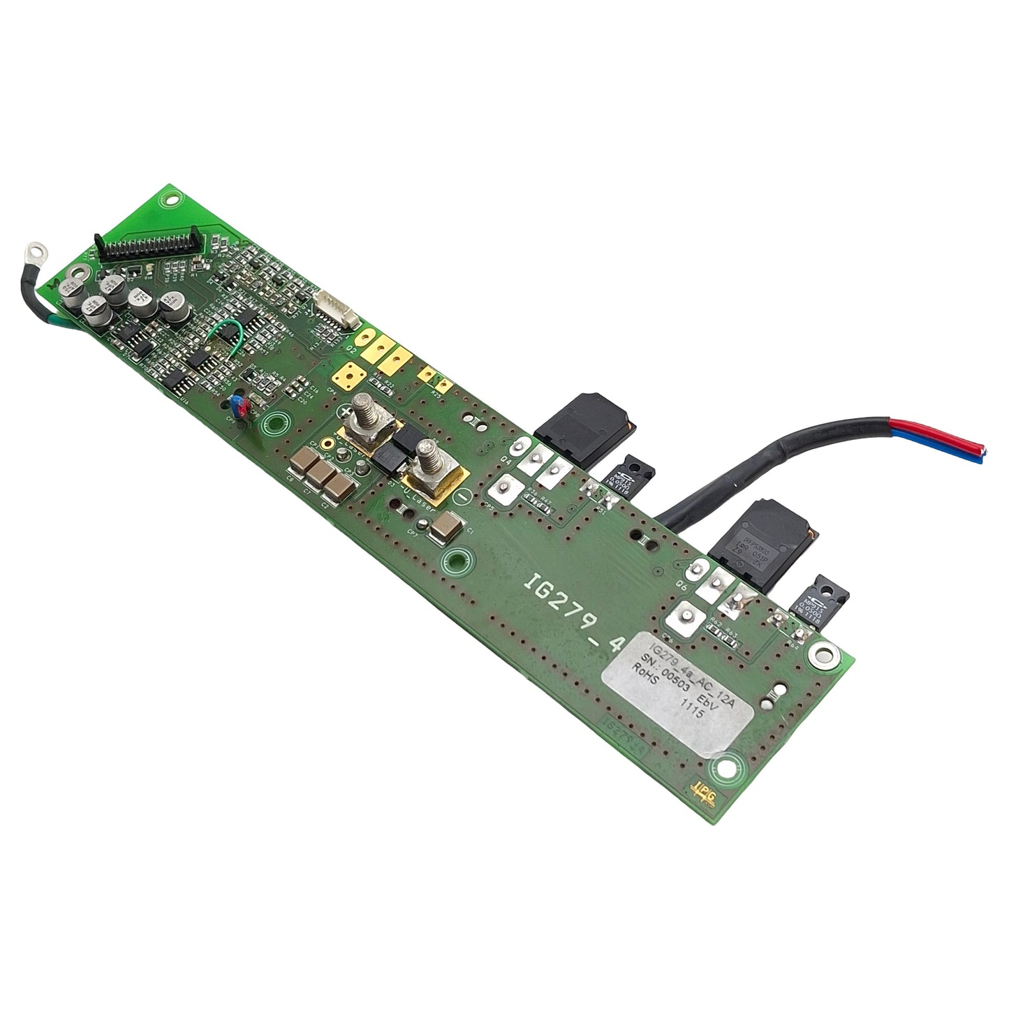 Used IPG Photonics IG279_4A_AC_12A PLC In/Output MOSFETs Board for YLR-300-AC-ILT