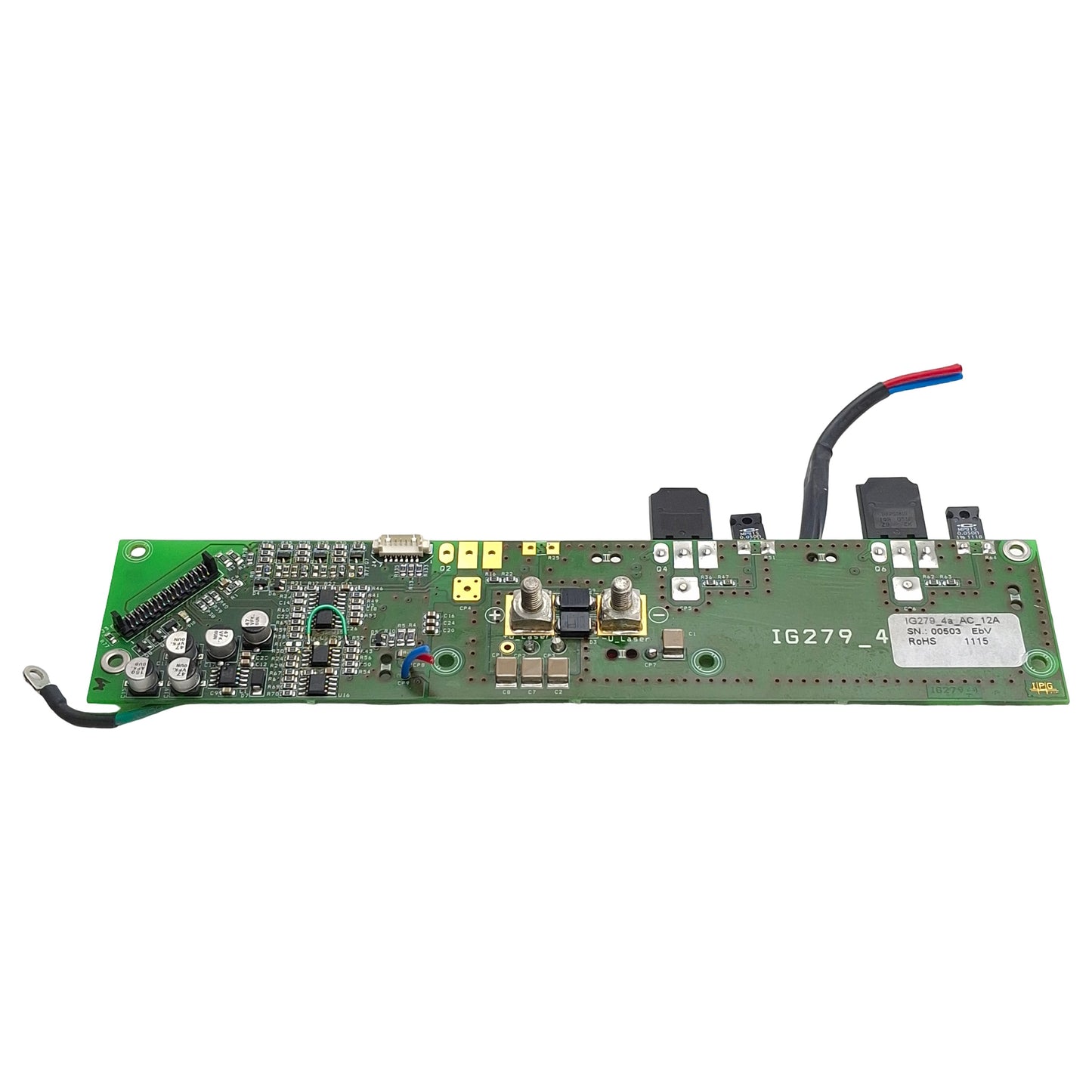 Used IPG Photonics IG279_4A_AC_12A PLC In/Output MOSFETs Board for YLR-300-AC-ILT