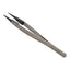 Used Excelta 159B-RT Carbon Fiber Tipped Tweezers, 5in Length, 316L SS, *Worn Tips*